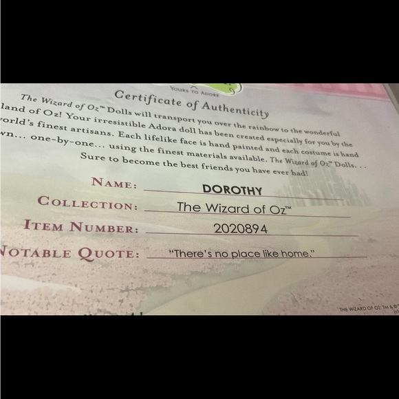 Dorothy “Adora doll “ - Picture 5 of 5